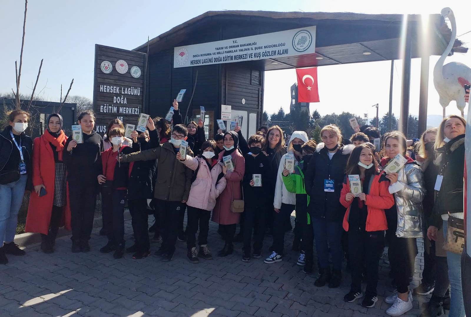 Öğrenciler, Hersek’te kuşları gözlemlediler