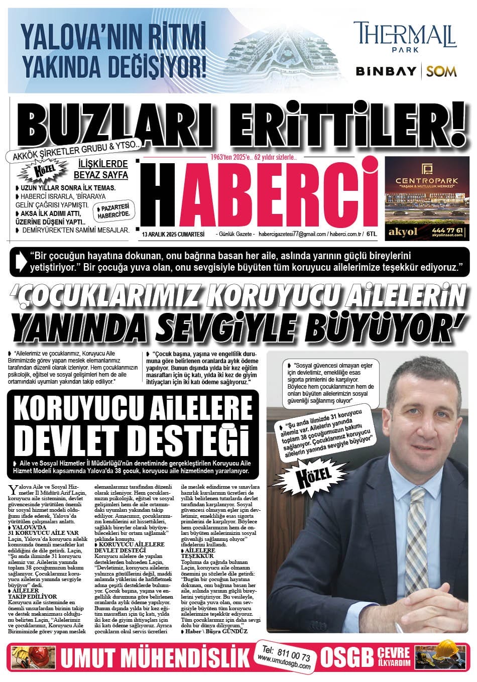 Günlük Gazete Manşeti